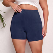 Plus Size High-Waist Lift Hip Shorts