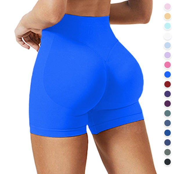 High-Performance Women's High Waist Sports Shorts – Breathable Comfort for Indoor & Outdoor Fitness Adventures