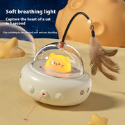 Electric UFO smart teaser cat toy