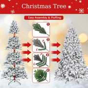 PVC Christmas Tree for Festive Holiday Decorations, Realistic Look & Easy Setup