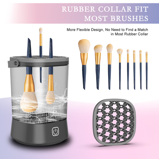 Electric Makeup Brush Cleaner - 9000 RPM Device for Effortless, Hygienic Brush Care