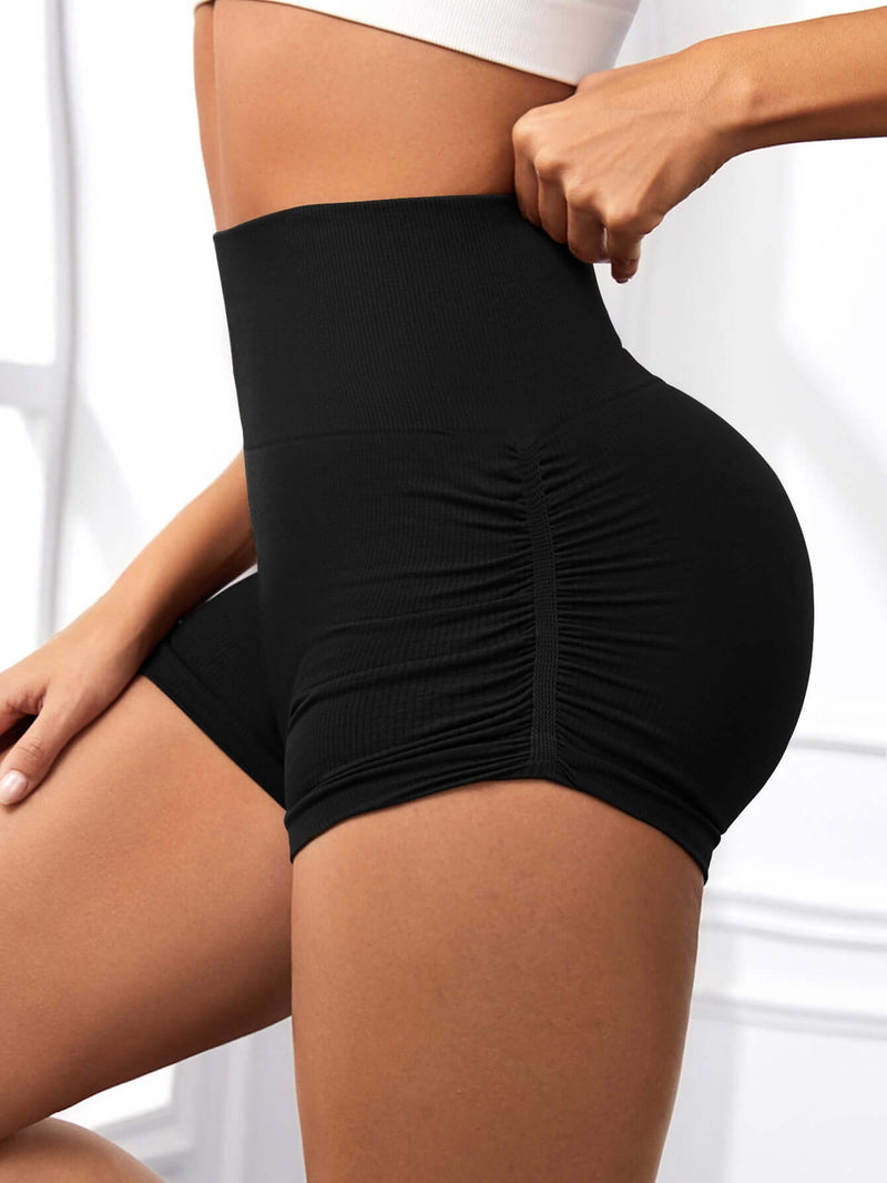 Workout Shorts For Women Scrunch Butt Lifting High Waisted Yoga Gym Seamless Booty Biker Shorts