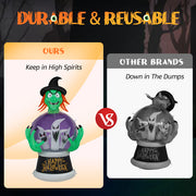 Halloween-themed product comparison with 'OURS' and 'OTHER BRANDS' labels.