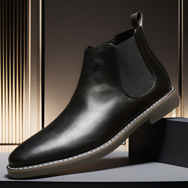 Stylish British Retro Chelsea Boots for Men - Versatile Footwear