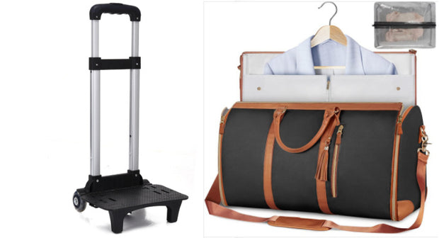 Large Capacity Waterproof Travel Duffle Bag - Foldable Handbag for Clothes and Essentials