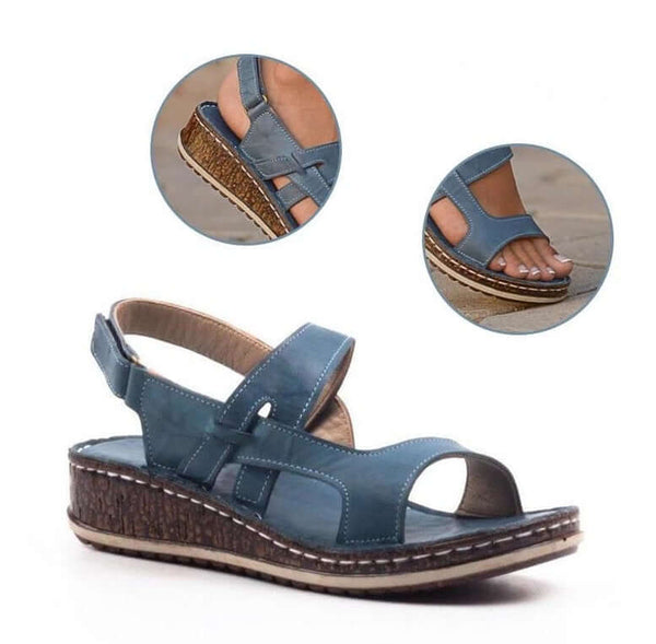 Boho College Style Low Heel Casual Sandals for Effortless Summer Vibes