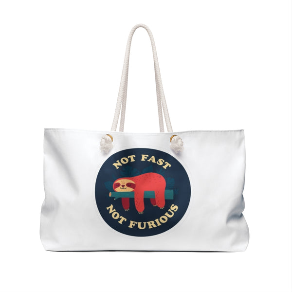 Charming Sloth Weekender Tote Bag- Companion for Beach, Gym & Gifts