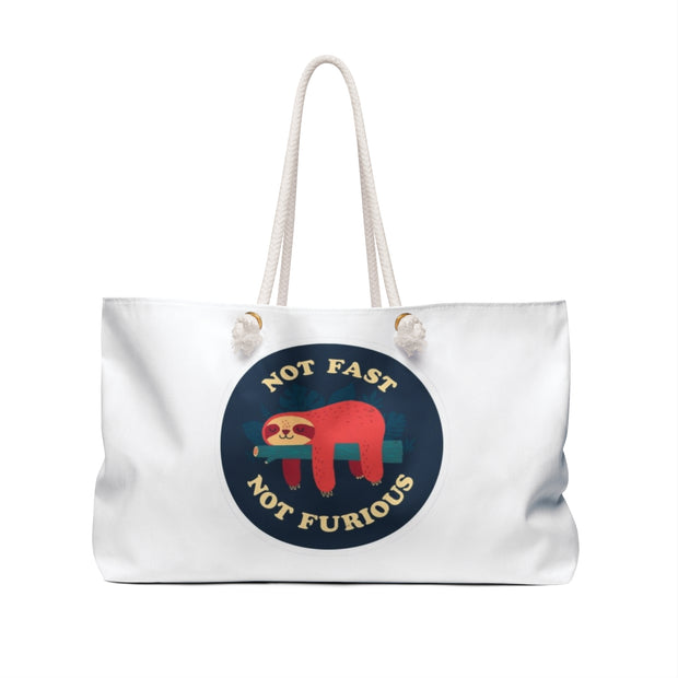 Charming Sloth Weekender Tote Bag- Companion for Beach, Gym & Gifts