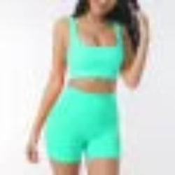 Mix and Match Women's Fashion Thread Sports And Fitness Yoga Clothing Set