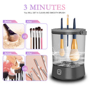 Electric Makeup Brush Cleaner - 9000 RPM Device for Effortless, Hygienic Brush Care