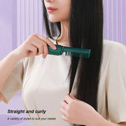 hair straightener curler brush