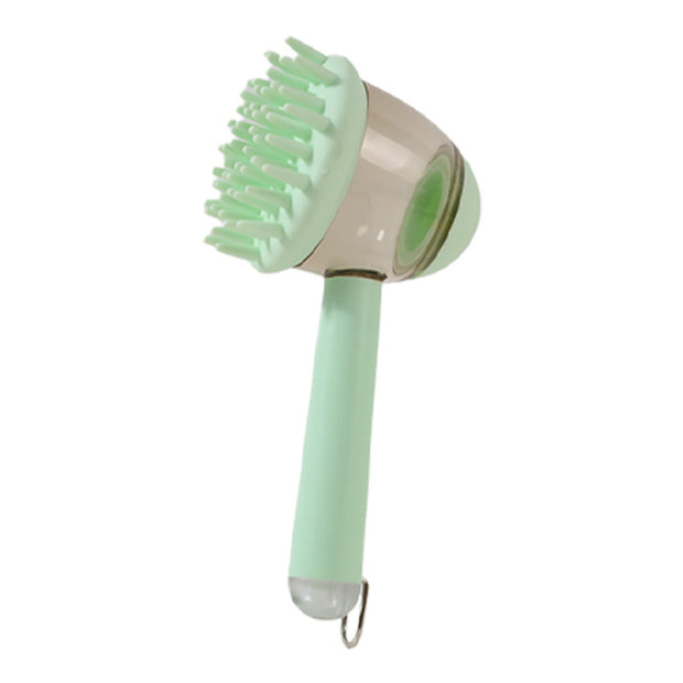 pet bath brush with body massager