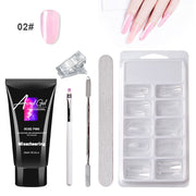 Painless extension gel nail art set brings salon-quality 