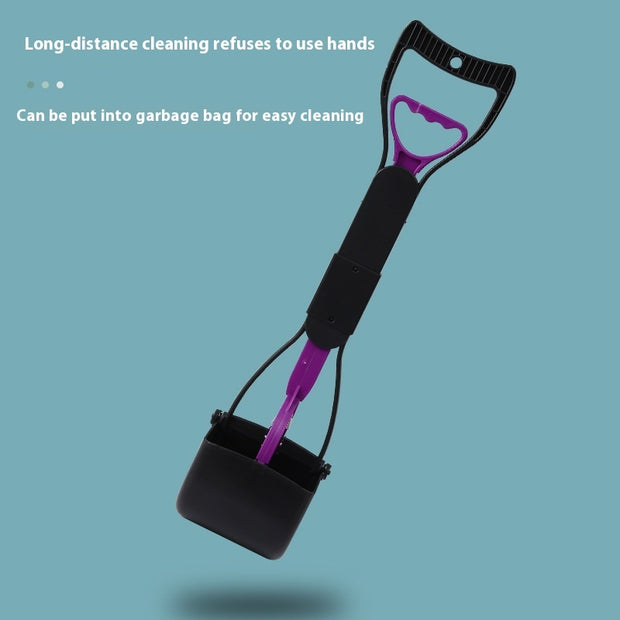 Folding Pooper Scooper for Dogs - Medium Size, Easy Clean Outdoor Tool for Hassle-Free Pet Waste Disposal