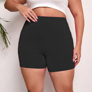 Plus Size High-Waist Lift Hip Shorts