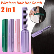 hair straightener curler brush
