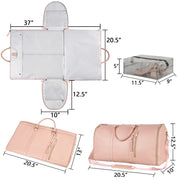 Large Capacity Waterproof Travel Duffle Bag - Foldable Handbag for Clothes and Essentials
