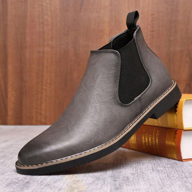 Stylish British Retro Chelsea Boots for Men - Versatile Footwear