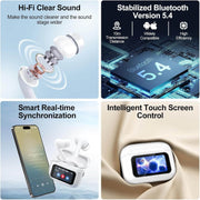 Ultra-Comfort Wireless Earbuds with ANC & ENC