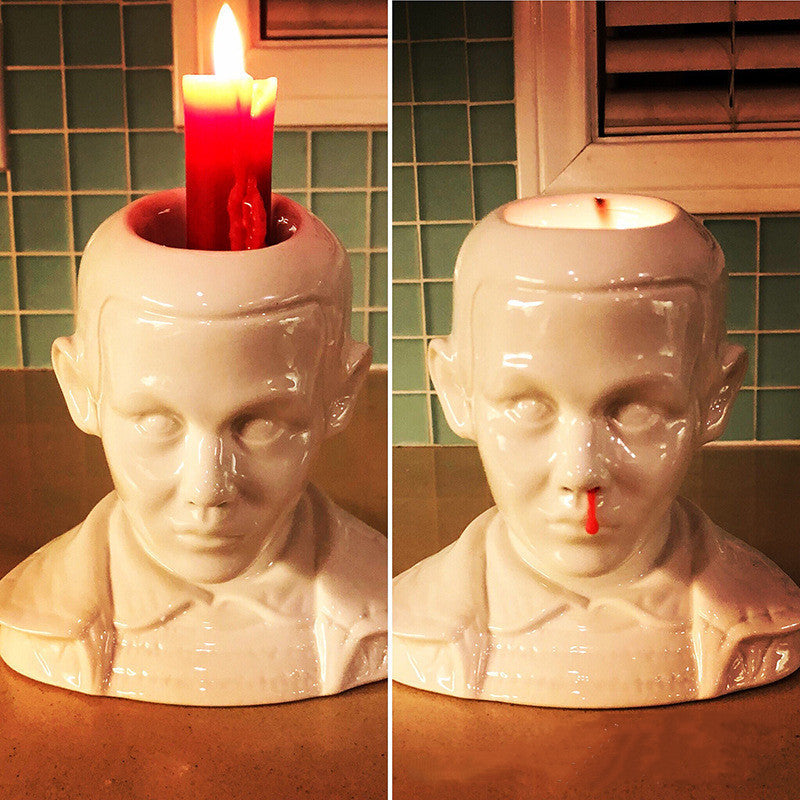 Halloween Nosebleed Candle: Spook Up Your Decor and Halloween Spirit!