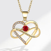 Heart-Shaped Zircon Necklace for Women - Elegant Fashion Jewelry Accessory