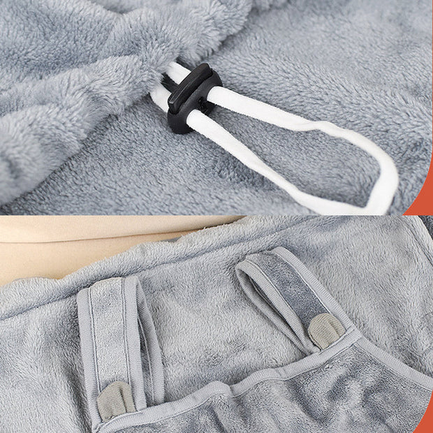 Arctic Velvet Non-Stick Fur Bib for Pets