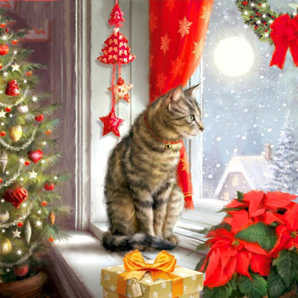 christmas cute dog