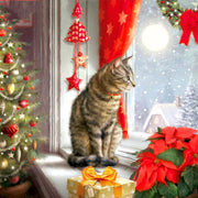 Adorable Christmas Cat Painting Kit 