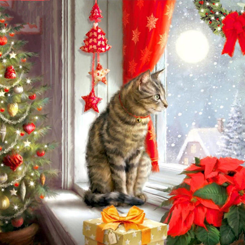 christmas cute dog