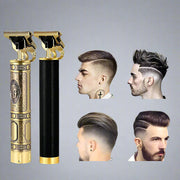 Professional hair clipper with images of men with styled hair and 'Hot Sale' label.