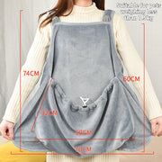 Arctic Velvet Non-Stick Fur Bib for Pets