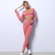 Knit Yoga Suit for Autumn and Winter