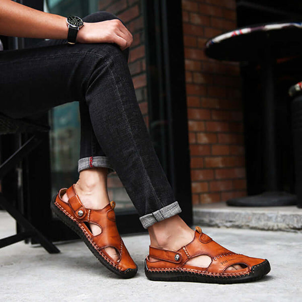 square toe flip flops
