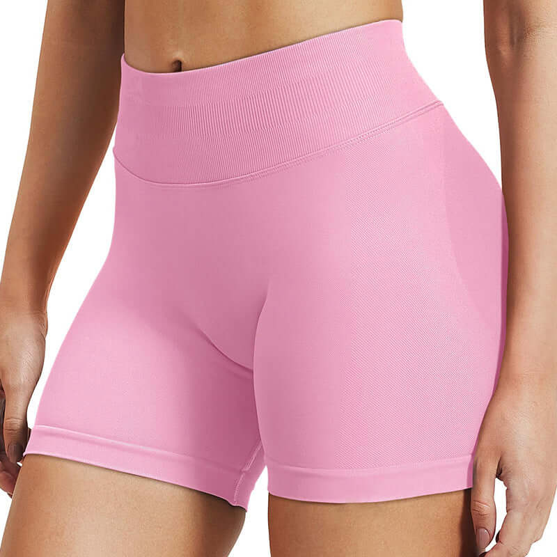 High Waist Seamless Yoga Shorts - Elevate Your Workout with Quick-Dry Comfort and a Flattering Fit