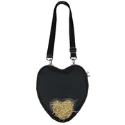 Cat pouch carrier for hands-free comfort.