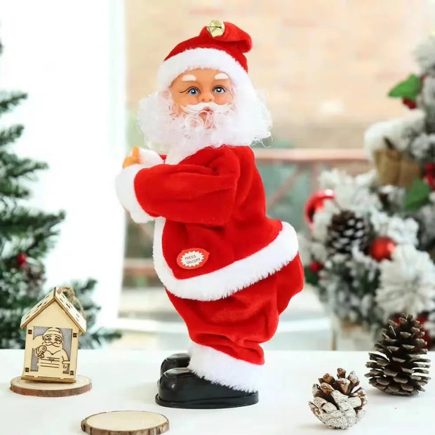 Electric Twerking Santa Claus Doll - Animated Figurine with Shaking Buttocks