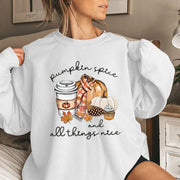 Pumpkin Spice Sweater for Women - Fall Sweatshirt For Autumn Vibes