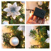2.7M 5-Color Christmas Garland Decoration for Holiday Home Decor