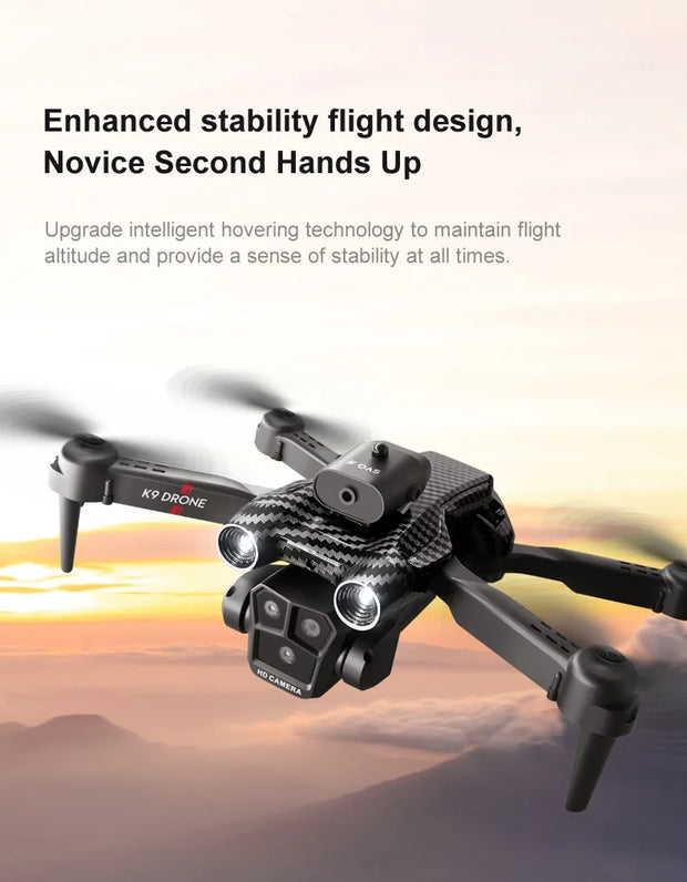 K9 MAX Drone - HD 4K, GPS, Dual Camera, Obstacle Avoidance
