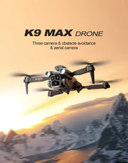 K9 MAX Drone - HD 4K, GPS, Dual Camera, Obstacle Avoidance