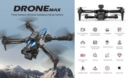 DRONE MAX drone with features on a white background