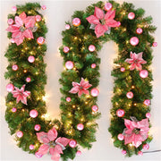 2.7M 5-Color Christmas Garland Decoration for Holiday Home Decor