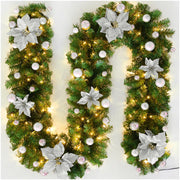 2.7M 5-Color Christmas Garland Decoration for Holiday Home Decor