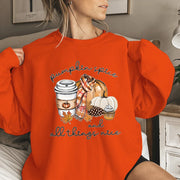 Pumpkin Spice Sweater for Women - Fall Sweatshirt For Autumn Vibes