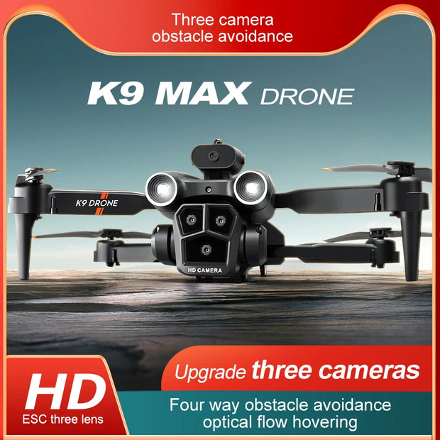K9 MAX Drone - HD 4K, GPS, Dual Camera, Obstacle Avoidance