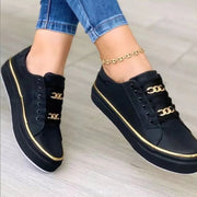 Stylish Thick-Bottom Loafers for Women | Comfortable Walking Shoes