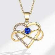 Heart-Shaped Zircon Necklace for Women - Elegant Fashion Jewelry Accessory