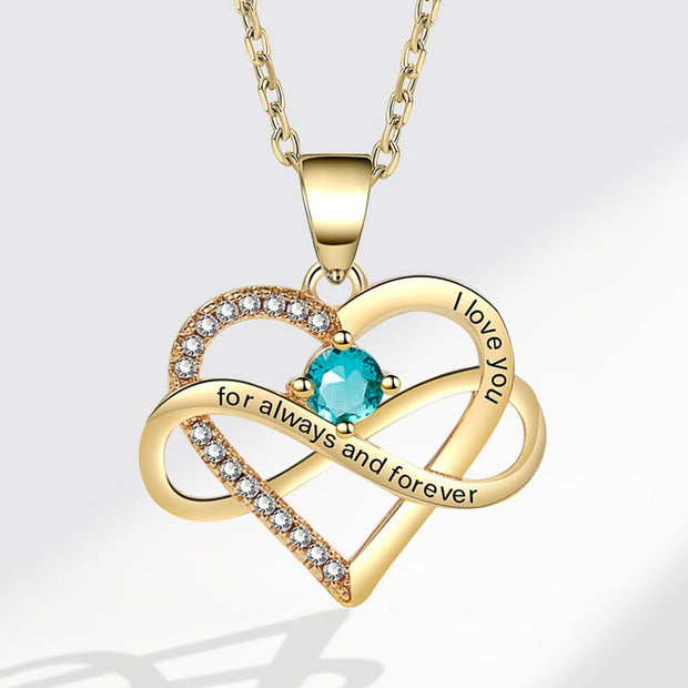Heart-Shaped Zircon Necklace for Women - Elegant Fashion Jewelry Accessory