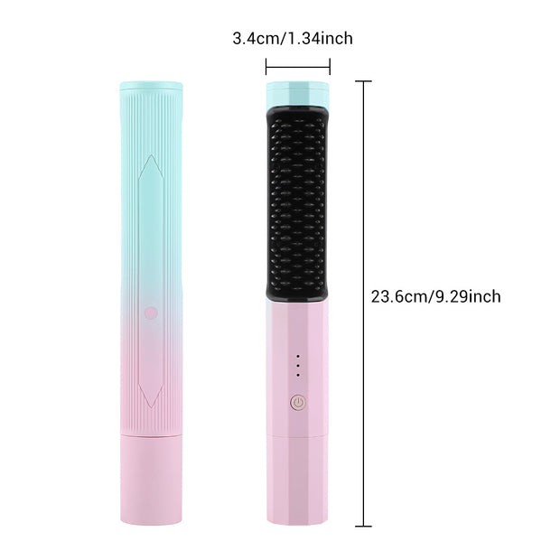 Straightening Comb Rechargeable Hair Wireless Straightener C