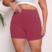 Plus Size High-Waist Lift Hip Shorts